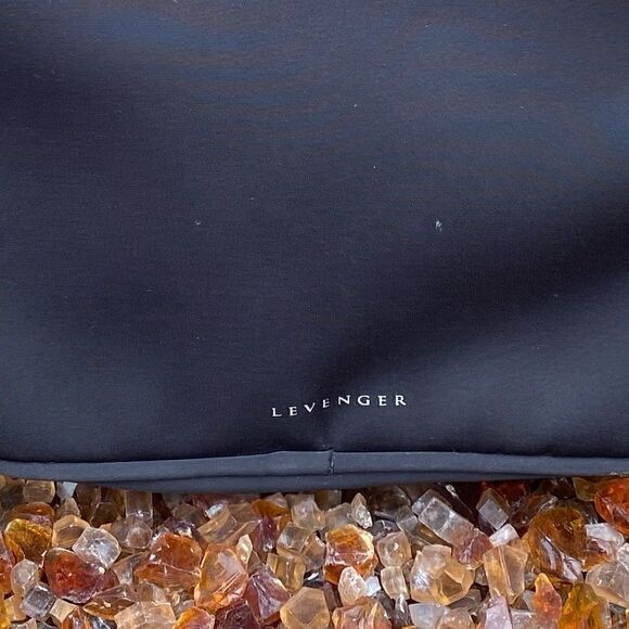 Levenger Black Heavy Duty Nylon Travel Case. EUC! - Picture 6 of 6